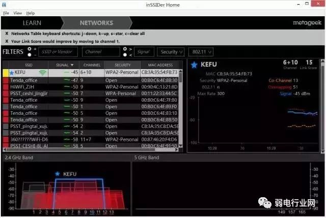 使用TP-Link APP分析无线设备的连接质量_无线连接质量dbm_无线质量设置